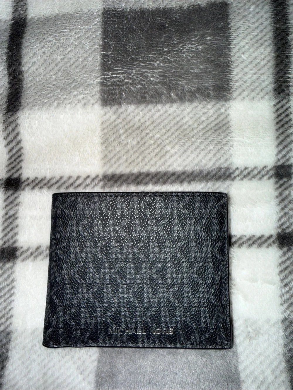 Michael Kors Black Logo-Print Wallet never used